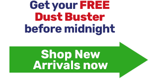 Spend £15 and use code DUSTFREE at checkout