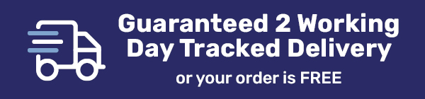 Guaranteed 2 Working Day Delivery Tracked with Royal Mail or your order is FREE