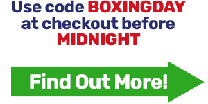 Use code BOXINGDAY at checkout before MIDNIGHT