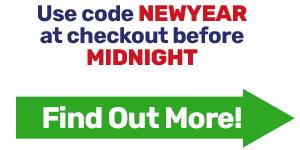 Use code NEWYEAR at checkout before MIDNIGHT