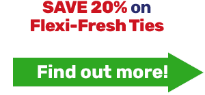 Save 25% on Flexi Fresh Ties