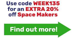 Use code WEEK135 for an EXTRA 20% off Space Makers