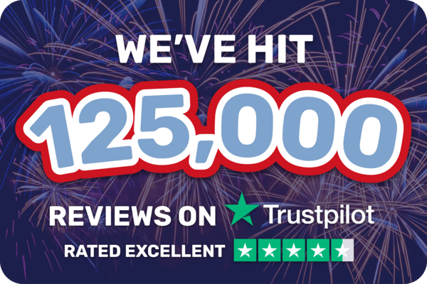 125,000 Reviews on Trustpilot