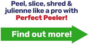 Peel, slice, shred & julienne like a pro with Prfect Peeler!