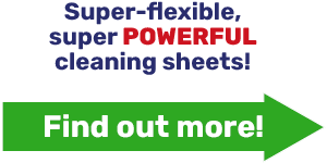 Super-flexible, super POWERFUL cleaning sheets!