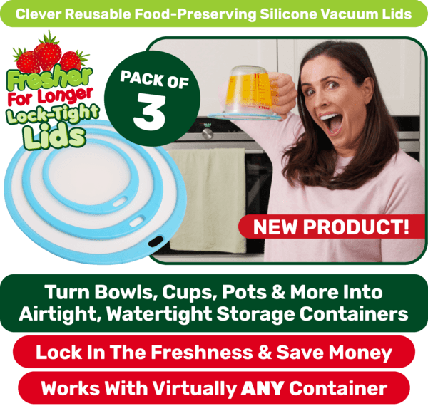 Fresher For Longer Lock-Tight Lids