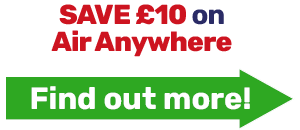 FREE delivery & £10 off Air Anywhere 