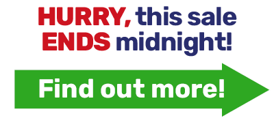 HURRY, this sale ENDS midnight!