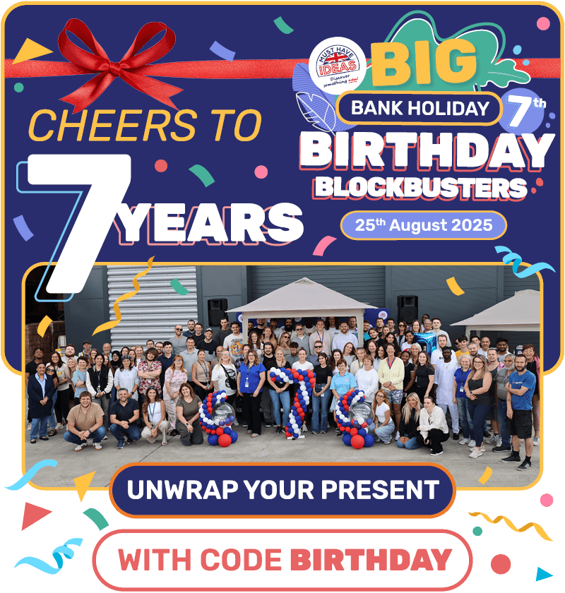 Cheers to 7 years: Unwrap your present with code BIRTHDAY