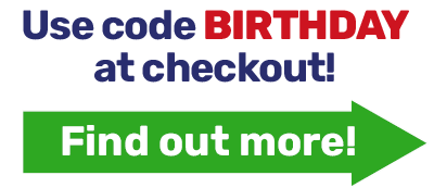 Use code BIRTHDAY at checkout!