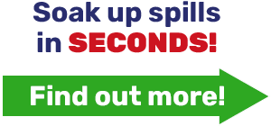 Soak up spills in SECONDS