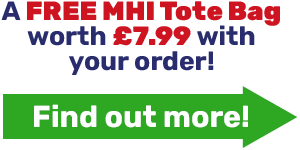 A FREE MHI Tote Bag worth £7.99 with your order!