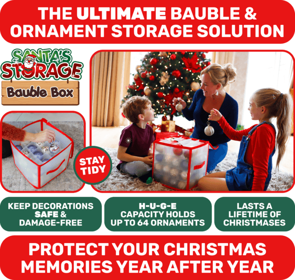 Santa's Storage Bauble Box