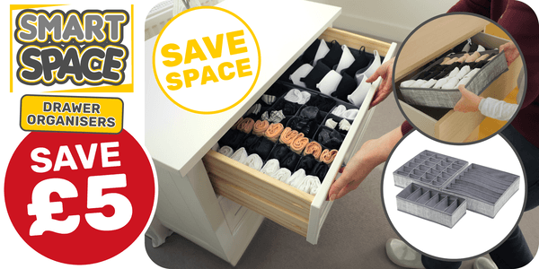 Smart Space Drawer Organisers