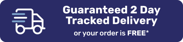 Guaranteed 2 Day Tracked Delivery or your order is FREE