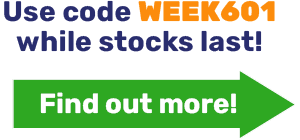 Use code WEEK601 while stocks last!