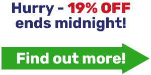 Hurry - 19% off ends midnight!