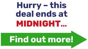 Hurry - this deal ends at MIDNIGHT...