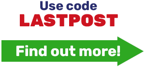 Use code LASTPOST