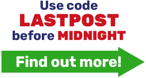 Use code LASTPOST