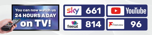 You can watch us 24 hours a day on TV!