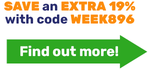 SAVE an EXTRA 19% with code WEEK896