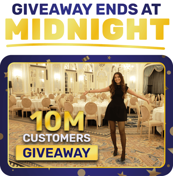10 Millionth Customer Giveaway