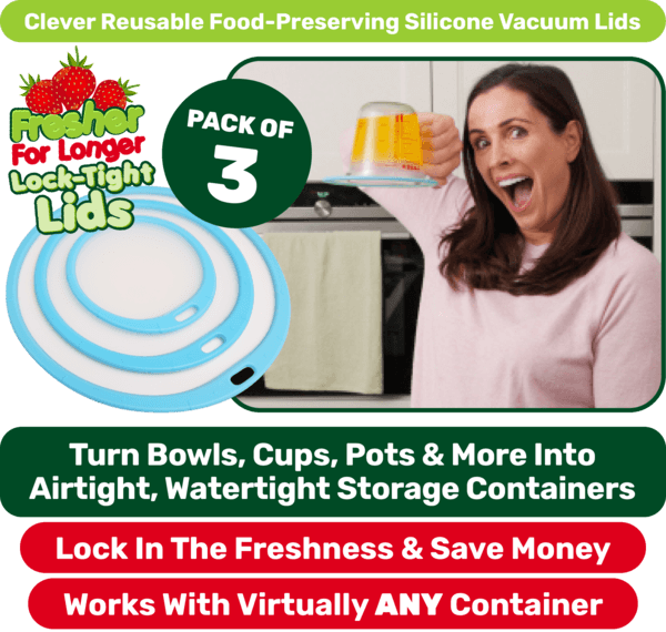 Fresher For Longer Lock-Tight Lids