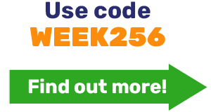Use code WEEK256