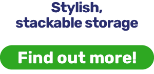 Stylish, stackable storage