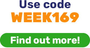 Use code WEEK169