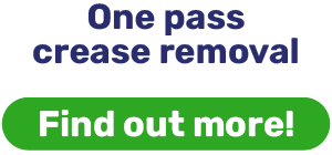 One pass crease removal