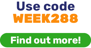 Use code WEEK288