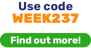 Use code WEEK237