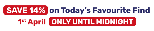 SAVE 14% on Today's Favourite Find