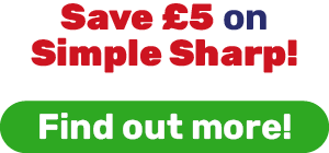 Save £5 on Simple Sharp