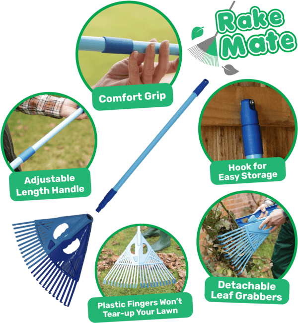 Rake Mate features