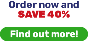 Order now and SAVE 40%