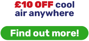 £10 OFF cool air anywhere