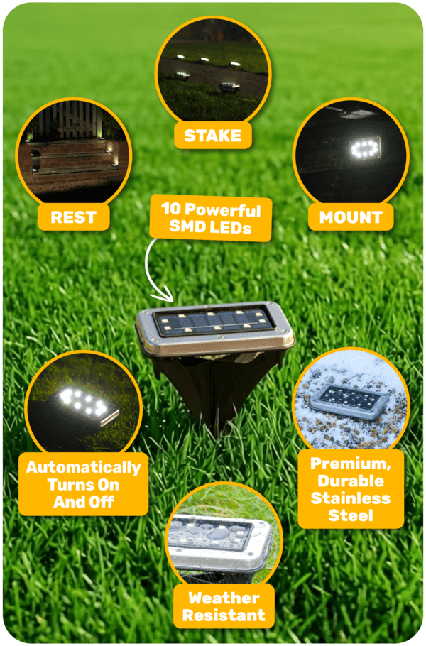 Star Bright Swivel Light Features