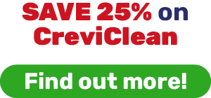 FREE delivery & £5 OFF CreviClean