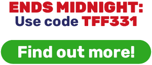 ENDS MIDNIGHT: use code TFF331