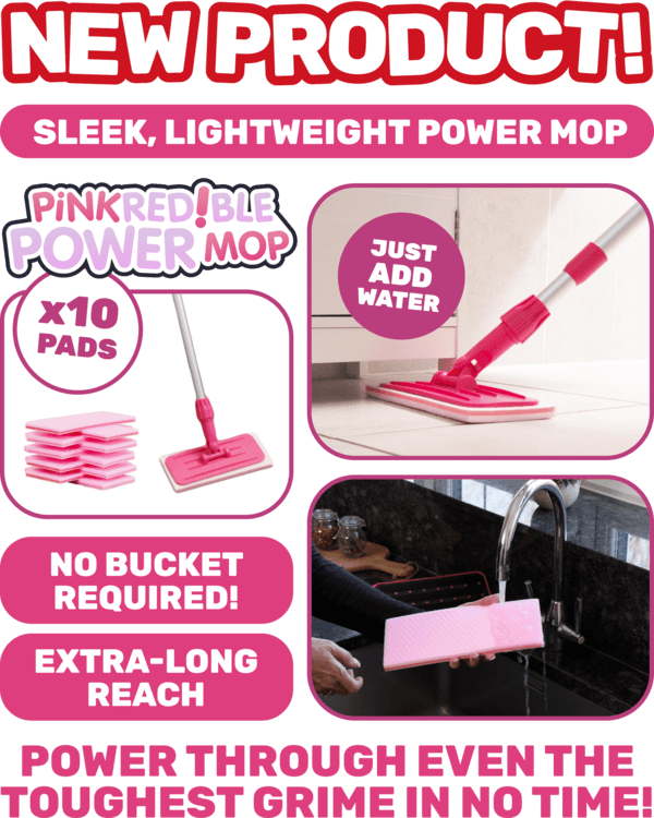 Pinkredible Power Mop