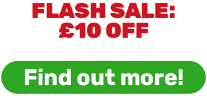 FLASH SALE: £10 OFF