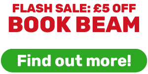 FLASH SALE £5 OFF BOOK BEAM>