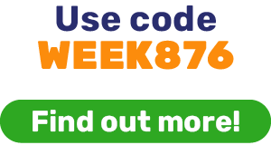 Use code WEEK876