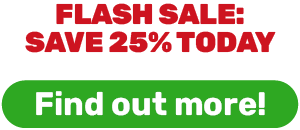 FLASH SALE: SAVE 25% TODAY