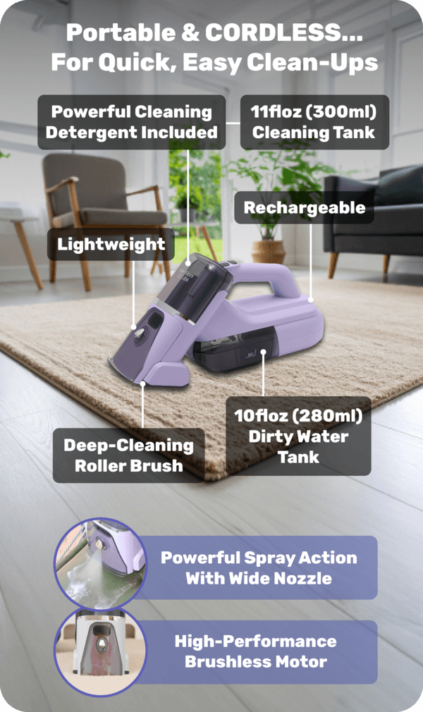 CordlessClean features