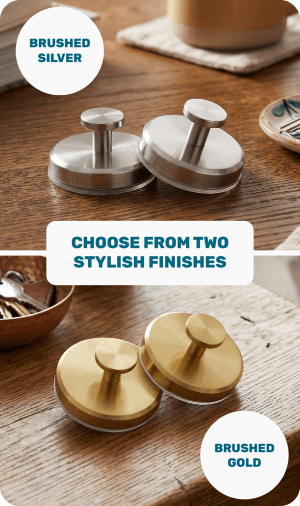 Hook Hero choose from two stylish finishes