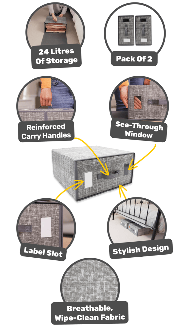 Smart Space Bedding Boxes features
